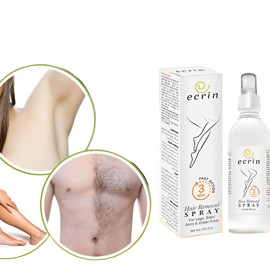 100% Original Ecrin Hair Removal Spray For Men And Women Quick Hair Removal Spray Working Guarantee